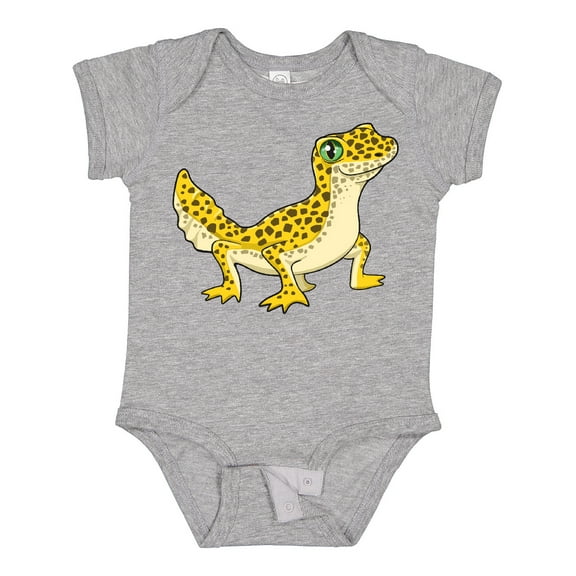 Inktastic Cute Leopard Gecko Boys or Girls Baby Bodysuit