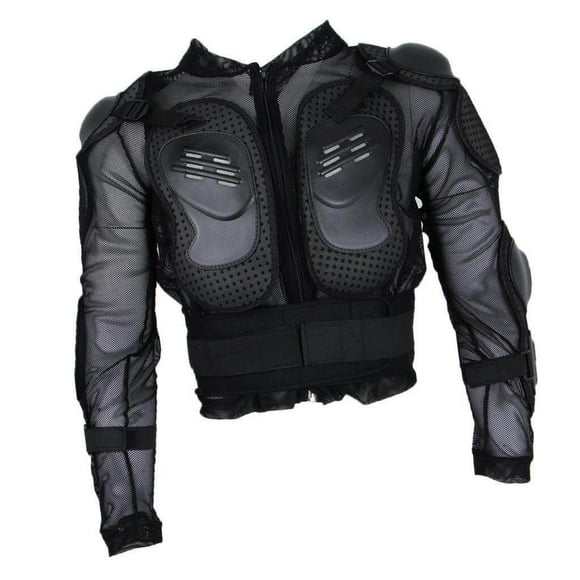 Black Motorcycle Racing Skiing Full Body Protection Armor Jacket XL