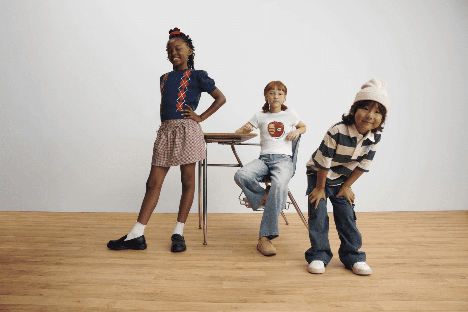 Wonder Nation Girls Plaid Bow Skort, Sizes 4-18
