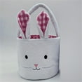 thumbnail image 2 of Dmlowu Bunny Easter Basket for Kids - Large Easter Basket with Handle, Portable Storage Basket for Organizing Flowers Storage Bins Easter Egg Hunt Prizes, 2 of 4