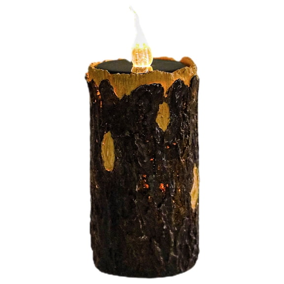 WORGEOUS Solar Stump Lamp Outdoor Decorative Light Path Light Landscape Light for Garden Yard