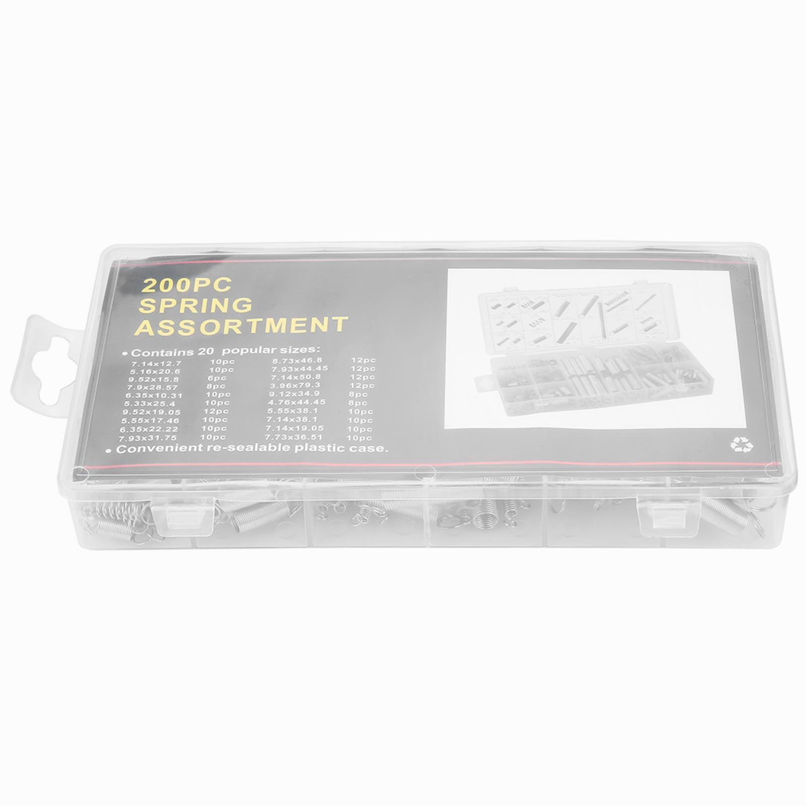Lot De 10 Ressorts à Compression - Diamètre Fil 1.2mm, Diamètre Extérieur 18mm, Longueur 20mm - Noir