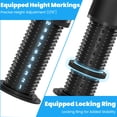 thumbnail image 3 of Adjustable Bed Legs 8-12 Inch, Heavy Duty Replacement Bed Frame Legs with M8 Threads, Reinforced ABS Furniture Legs for Adjustable Beds, Sofa, Desk & Furniture, 4 Pack, 3 of 8