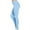 A01_Light Blue, variant on ylioge Women's Solid Color Trousers Pockets Normal Waist Casual Spring Going Out Pants Full Length Skinny Fit Close Leg Leggings Pantalones