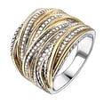 thumbnail image 1 of Anillo universal retro de doble textura dorada para hombre y mujer, adornos de anillo exagerados de moda MFZFUKR CPB-US-PSF1321-1, 1 of 5