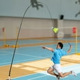 thumbnail image 2 of ENFOURCLASS Badminton Rebound Trainer Belt - Solo Power Practice for Indoor Drills, 2 of 14