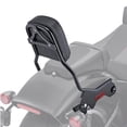 thumbnail image 2 of Wsays Respaldo vertical desmontable de altura estándar para pasajero compatible con modelos Harley Softail FLDE FLHC FLHCS FLSL FXBB FXBBS y FXST 2018-2024, color negro brillante, 2 of 5