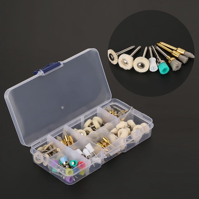 Rueda de fieltro de lana, kit de herramientas dentales de 80 piezas, cepillo de pulido dental, taza pulidora, artesanía superior