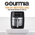 thumbnail image 2 of Gourmia Air Fryer Black (8 Quart), 2 of 5