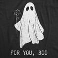 thumbnail image 2 of Mens for You Boo T Shirt Funny Halloween Bedsheet Ghost Flower Joke Tee for Guys Graphic Tees, 2 of 9