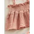 thumbnail image 6 of Coduop Toddler Baby Girls Summer Outfit Set,leeveless Sling Tank Tops and Floral Shorts 2Pcs Suit, 6 of 9