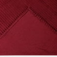 thumbnail image 4 of Better Trends 100% Cotton King Bedspread – Soft & Cozy Classic Stripe Coverlet, Machine Washable (120" x 110", Burgundy) Jullian Collection, 4 of 5