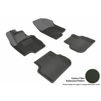 Black 3d Maxpider Carpet Car Floor Mats Walmart Com