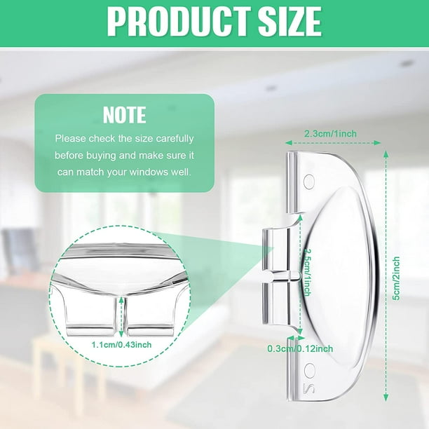 10 Pieces Cordless Shade Handle Cordless Blind Handle