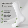 thumbnail image 3 of Unisex Athletic Running Socks for Spring Crew Socks Series 26, 3 of 8