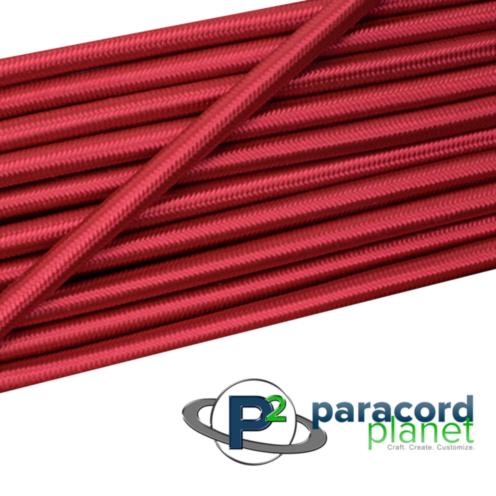 Paracord Planet 1/4 Inch Elastic Bungee Shock Cord - 10, 25, 50, 100 and 1000 Foot Lengths - Various Colors