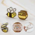 thumbnail image 3 of CAIRIAC Bee Chip Clips Cute Bag Clips, Potato Chip Bag Clips, Plastic Bread Bag Clips, Fun Bag Clips for Food Chips, Food Storage (10 Pcs), 3 of 6