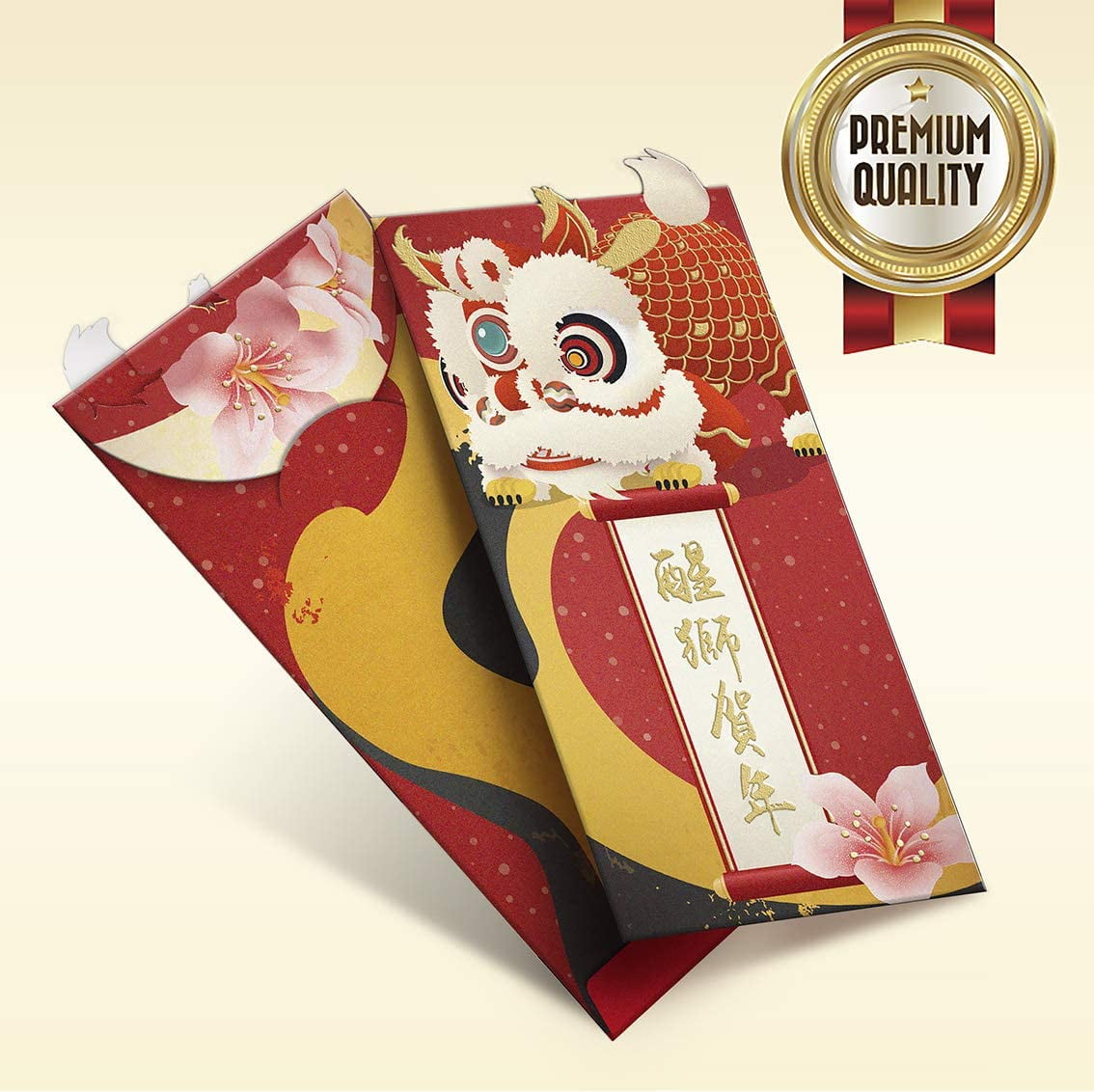 6/12pcs Lucky Money Red Envelope Tradition Chinese New Year Hongbao Gift Wedding 