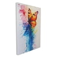 thumbnail image 2 of 16x24 inch Yard Garden Decor Watercolor Butterfly Canvas Frameless Painting,Home Room Decor Bathroom Accessory,Exquisite Watercolor Butterfly Paintings Canvas,Gifts For Watercolor Enthusiast, 2 of 6