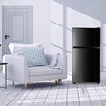 thumbnail image 6 of GGTB 3.0 cu ft 2 Door Mini Fridge with Freezer, Black Compact Refrigerator for Dorm, Office, Apartment, Basement and Garage, 6 of 9