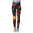 thumbnail image 1 of Gibobby Leggings Mujer Mallas con estampado Halloween para mujer, mallas paraportivas con Control Yoga para mujer, mallas talle（Azul， L), 1 of 4