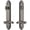 Antique Pewter, variant on Grandeur Arcprt_Tp_Eset_234_Lh Arc Solid Brass Tall Plate Single Cylinder Keyed Entry Set