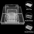 thumbnail image 3 of Egaageoi 24-Pack Small Plastic Boxes with Hinged Lids - Stackable, Clear Organizer Boxes for Beads, Jewelry, Craft Supplies, and Small Items, 3 of 7