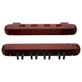 thumbnail image 1 of 1 Set of Wall Mount Cue Rack Multi-slot Cue Rack Wooden Pool Stick Rack Billiard Cue Holder, 1 of 9