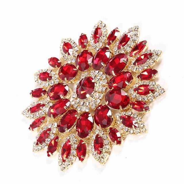 11cm Crystal Glass Rhinestones Decoration, Smooth Cutting Translucent Thick Copper Embryo, Electroplated Bright Silver DIY Accessory, for Women Clothes Bags Shoes Mobile