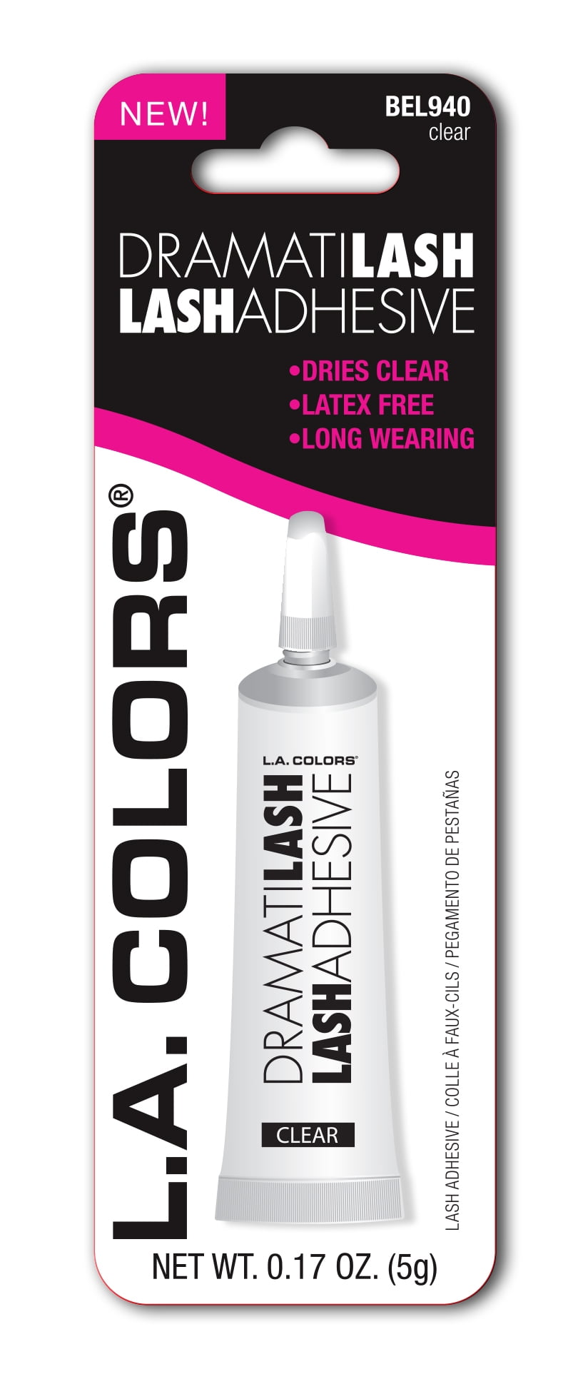 LA Colors Dramatilash Eyelash Adhesive, 0.25 Oz
