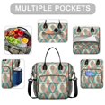 thumbnail image 2 of Pioneer Flower Floral Print Pattern Womens Lunch Box for Work,Insulated Large Lunch Bag,Leakproof Adult Lunch Bag for Work,Beach,Travel,Picnic,Camping, 2 of 6