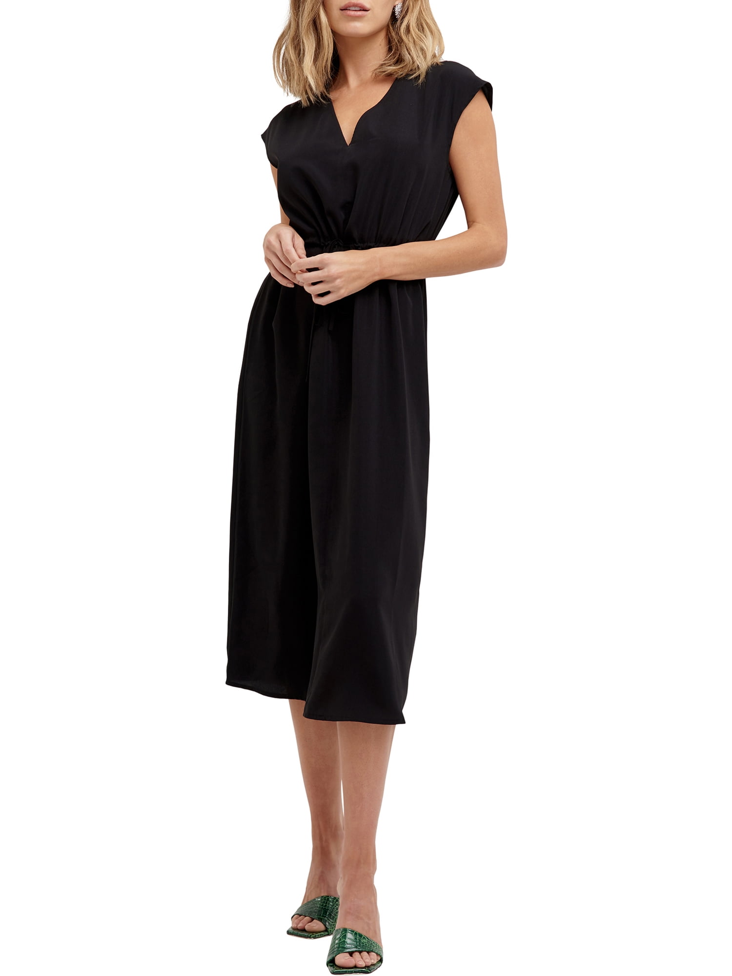 women's short sleeve wrap dress