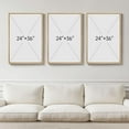 thumbnail image 3 of Neutral Singg Wall Art for Living Room, 3 Piece Modern Canvas Prints Paintings Artwork for Walls-Tan Beige Brown Minimalist Pictures for Living Room Hallway Bedroom Wall Decor, 3 of 6