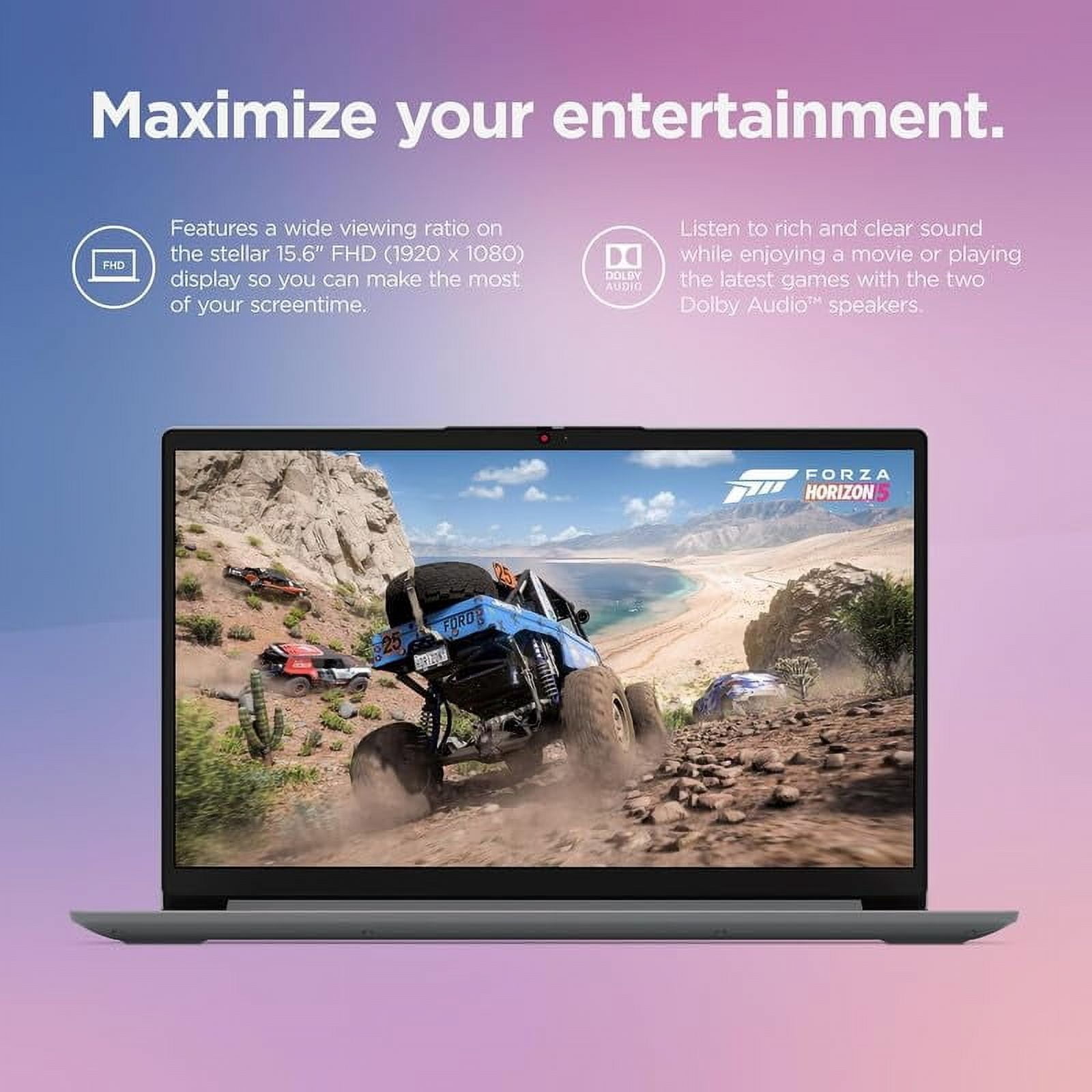 Lenovo IdeaPad Laptop 2025 15.6" FHD IPS Touchscreen for Business, 24GB RAM, 1.5TB Storage (1TB SSD + 500GB Ext.), 6-Core Intel i3, Wi-Fi 6, Long Battery, MarxsolAccessory, Win 11 Pro with MS Office