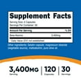 thumbnail image 2 of Nutricost Beta-Alanine Supplement 120 Capsules, 30 Servings, 3,400mg per Serving, 2 of 5