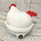 thumbnail image 1 of Vaporera eléctrica para 7 huevos: electrodoméstico multifunción para huevos duros y blandos, verduras, albóndigas y más. 350 W, diseño en ABS y acero inoxidable., 1 of 3