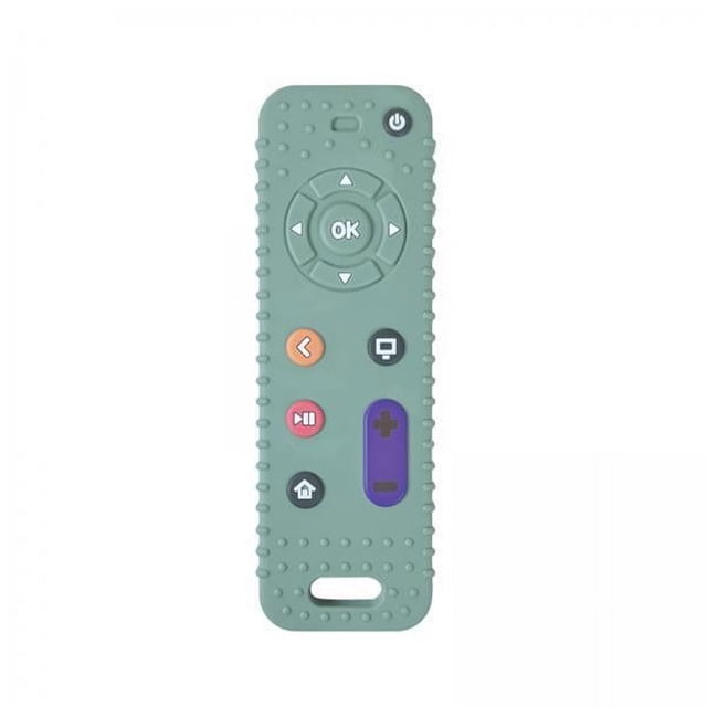 Lipstore 4xBaby Teething Toy TV Remote Control Shape for Boys Girls Holiday Gift Infant Green