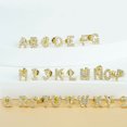 thumbnail image 3 of Simple Conception Lettre Strass Boucle d'Oreille Partie Randonnée Femme Portable Élégant Mode Stud Boucles d'Oreilles Photo Tir Oreille Décor Bijoux R, 3 of 8
