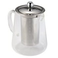 thumbnail image 5 of 750/950ml Clear Glass Teapot Stainless Infuser & Lid Steeping Tea Flower Tea Pot, 5 of 5