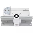 thumbnail image 2 of Ynlkorvg Aluminium Router Table Insert Plate Woodworking Benches Router Flip Plate With Gauge Aluminium Fence Sliding Brackets Multifunctional Trimming Engraving Table(silver), 2 of 9