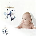 thumbnail image 2 of LGHDIWN Baby Crib Mobile Wooden Wind Chime Bed Bell,Neutral Baby Crib Mobile,Baby Mobile for Crib,Handmade Baby Mobile,Clouds Baby Ceiling Mobile Baby Nursery Decoration, 2 of 9