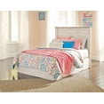 thumbnail image 2 of Signature Design by Ashley Willowton Full Panel Headboard, Whitewash, Coastal Wood-Look Headboard, 2 of 4