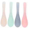 thumbnail image 4 of UPOUART 4-Piece Beige Spoon Set with Ergonomic Handles, Perfect for Feeding and Cereal Meals, 4 of 8