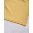 thumbnail image 5 of Raenseen Kids Girls V-Front Waistband Shorts Breathable Stretchy Bike Shorts Sports Ballet Dance Yellow 8, 5 of 9