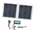 thumbnail image 2 of simhoa Solar Panel Kit Power Station 100W Solar Panel for Outdoor Automotive 2 Pieces Solar Panel, 2 of 8