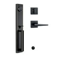 thumbnail image 2 of NEWBANG Heavy Duty Keyed Handleset for Entrance Door Lever in Aged Bronze Finish Reversible for Left and Right Handed, MDHST201610B-BR, 2 of 7