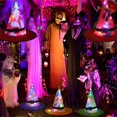 thumbnail image 3 of ITFABS Halloween Witch Hat with Light, Cosplay Costume Horror Atmosphere, 3 of 4