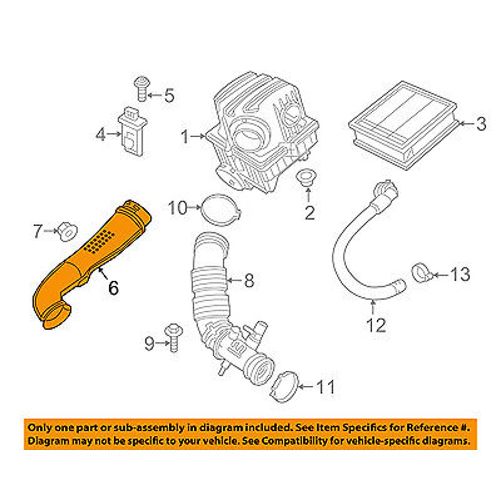 Jeep CHRYSLER OEM 1516 Renegade Air Cleaner IntakeHose Duct Tube