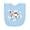 AE-Light Blue, variant on Inktastic Cute Cow Moo Farm Animal Newborn Bib