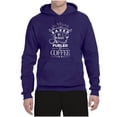 thumbnail image 2 of Wild Bobby Saved By Jesus Fueled By Coffee Inspirational/Christian Unisex Graphic Hoodie Sweatshirt, Purple, XX-Large, 2 of 5